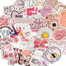 10Pcs Pink Vsco Girl Stickers Hydro Flask Good Vibes Decal Teen Cute Positivity