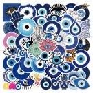 50Pcs Gothic Art Evil Eye Graffiti Stickers Bomb Vinyl Laptop Luggage Decal Dope