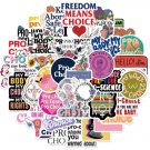 50 Pcs My Body My Choices Abortion Right Pro Choice Sticker Decal
