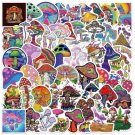 50Pcs Mushrooms Sticker Mushroom Laptop Hydroflask Decal