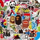 Stickers Pack Cool 100 Pcs Vinyl Waterproof Stickers For Laptop Luggage Car