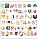 50Pcs Sailor Moon Theme Stickers Bomb Decal Car Water Bottle Laptop Luggage
