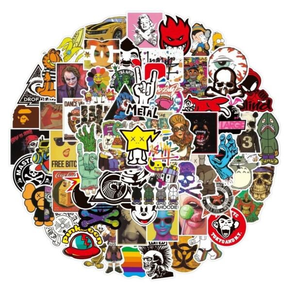 100 Cool Sticker Hypebeast Stickers Pack For Skateboard Laptop