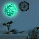 Creative 3D Large Moon Glow In The Dark Fluorescent Wall Sticker Decal