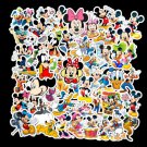 50 Pcs Mickey Mouse And Friends Stickers Bomb Vinyl Skateboard Luggage Laptop