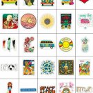 Lot 100Pcs Hippie Laptop Skateboard Vinyl Stickers Bomb Luggage Decals Dope Pack