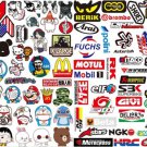 80Pcs Jdm Stickers Pack Racing Motorcycle Motocross Helmet Atv Utv Vinyl Decals
