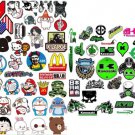 80Pcs Vinyl Jdm Stickers Pack Motorcycle Racing Motocross Utv Helmet Atv Decals