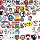 80Pcs Vinyl Jdm Stickers Pack Racing Motorcycle Motocross Atv Utv Helmet Decals
