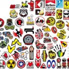 80Pcs Jdm Stickers Pack Motorcycle Racing Motocross Helmet Vinyl Atv Utv Decals