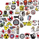 80Pcs Jdm Stickers Pack Motorcycle Racing Motocross Helmet Atv Utv Vinyl Decals