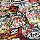 120Pcs Jdm Brand Logo Themed Waterproof Stickers Pack Car Motorcycle Racing Moto