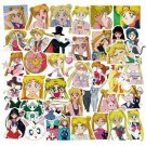 50Pcs Sailor Moon Stickers Bomb Decals Pack Car Skateboard Laptop Luggage