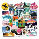 50Pcs Hawaii Stickers Pack Vinyl Waterproof Laptop Luggage Surfboard Decals Bomb