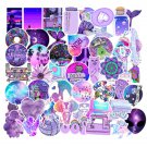 50Pcs Purple Vsco Stickers Bomb Decals Pack Vinyl Skateboard Laptop Luggage