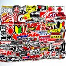 100Pcs Jdm Stickers Pack Car Motorcycle Racing Motocross Helmet Vinyl Decals