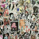 50Pcs Anime Sexy Girl Stickers Pack Tattoo Women Cartoon Princess Laptop Decals