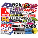 100Pcs Vinyl Jdm Stickers Pack Motorcycle Racing Motocross Helmet Car Decals