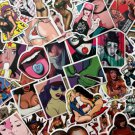 100Pcs Sexy Women Girls Bikinis Waifu Themed Waterproof Stickers Pack