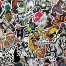 100Pcs Random Hip Hop Dab Skateboard Themed Waterproof Stickers Pack