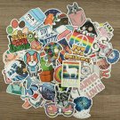 50Pcs Random Funny Cute Cartoon Themed Waterproof Sticker Pack