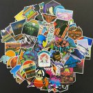 100Pcs Outdoor Camping Hiking Stickers Pack Wild Hydroflask Laptop Luggage Decal