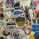 50Pcs Cute Random Kids Mix Themed Waterproof Stickers Pack Cool Vinyl Decals Set