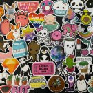 50Pcs Cool Random Cute Themed Waterproof Stickers Pack Skateboards Water Bottle