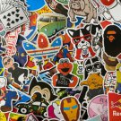 100Pcs Skateboard Hypebeast Themed Waterproof Stickers Pack Luggage Longboard