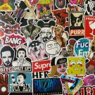 100Pcs Random Sticker Pack Stickers Decals Vinyl For Laptop Skateboard Luggage