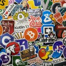 100Pcs Computer Coding Programming Stickers Pack Internet Coding Software Tech