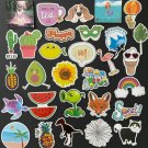 25Pcs Fun Kids Nature Outdoors Themed Waterproof Sticker Pack Skateboard Decals