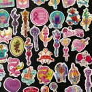 50Pcs Pink & Purple Girls Themed Waterproof Sticker Pack Skateboard Vinyl Decal