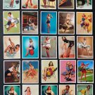 25Pcs Classic Sexy Lady Vintage Themed Waterproof Sticker Pack Skateboard Decals
