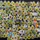 50Pcs Cute Avocado Themed Waterproof Sticker Pack Vinyl Decal Stickers Set