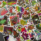 50Pcs Psychedelic Frog Rainbow Themed Waterproof Sticker Pack Vinyl Decal