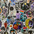 50Pcs Space Astronaut Planets Themed Waterproof Stickers Pack Skateboards