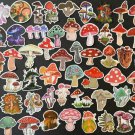 50Pcs Psychedelic Mushrooms Themed Waterproof Stickers Pack Cool Vinyl Decals