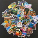 100Pcs Outdoor Adventure Themed Waterproof Sticker Pack Vinyl Decal Stickers