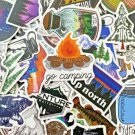 30Pcs Outdoors Nature Camping Themed Waterproof Stickers Pack Bears Moose Forest