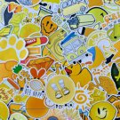 75Pcs Random Yellow Kids Themed Waterproof Sticker Pack Vinyl Decals Set