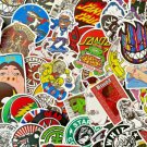 100Pcs Cool Random Skateboard Themed Waterproof Stickers Pack