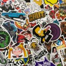 100Pcs Random Skateboard Brand Logos Themed Waterproof Stickers Pack Luggage