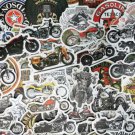 100Pcs Biker Motorcycle Bikes Harley Themed Waterproof Stickers Pack Decals