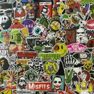 100Pcs Mixed Variety Skateboard Themed Waterproof Stickers Pack Vinyl Decals