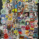 100Pcs Random Variety Skateboard Themed Waterproof Sticker Pack Vinyl Decal