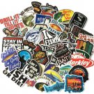 50Pcs Fishing Outdoors Themed Waterproof Sticker Pack Bass Fish Stickers Set