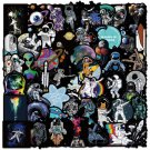 50Pcs Space Astronauts Stickers For Skateboard Water Bottle Laptop Luggage Phone