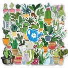 45Pcs Plants Cactus Stickers For Notebook Phone Guitar Laptop Luggage Skateboard