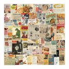 50Pcs Retro Posters Stickers For Laptop Phone Luggage Water Bottle Guitar Decor
